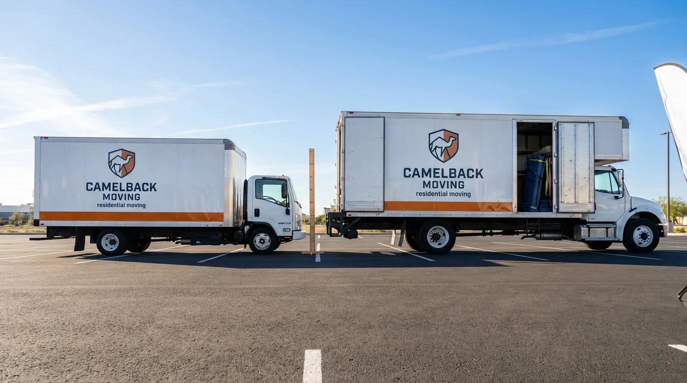 Moving truck size capacity guide in Islandia